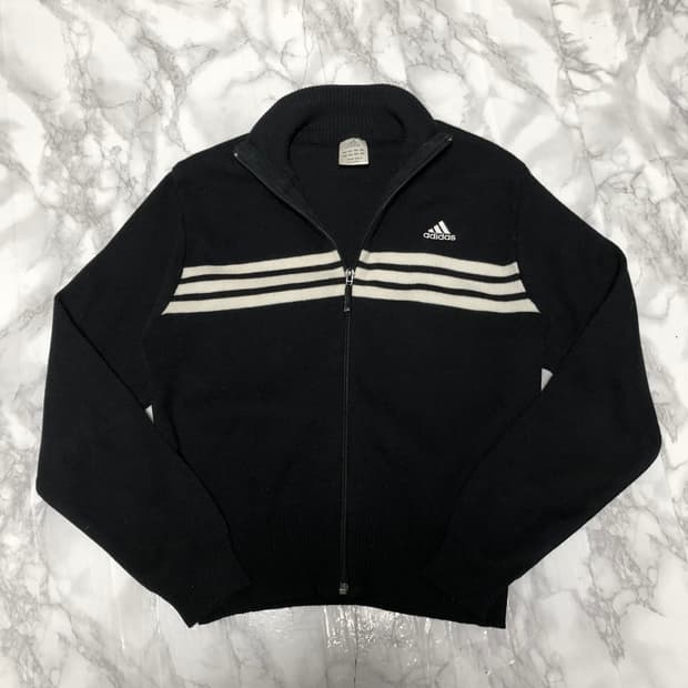 아디다스 삼선 니트 가디건 자켓 여성용
