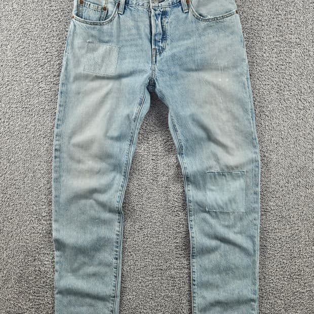 리바이스 501 라이트 데님 진 팬츠 ( 27X34 ) / 10871