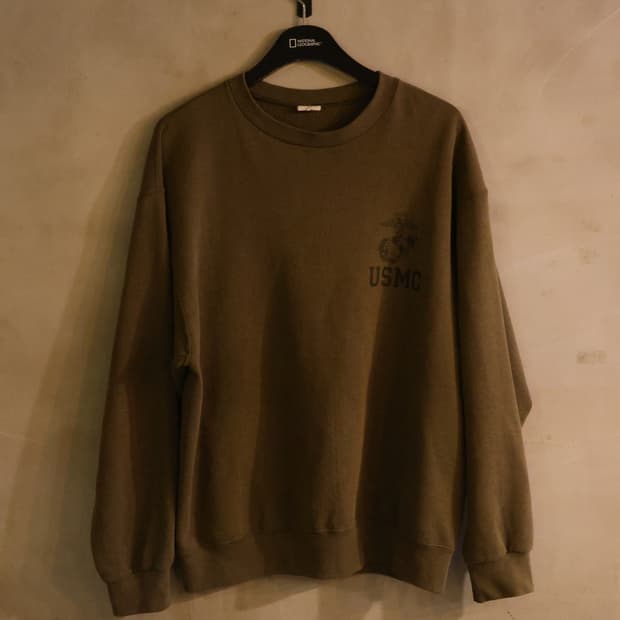 [USMC] - Military Crewneck Sweatshirt