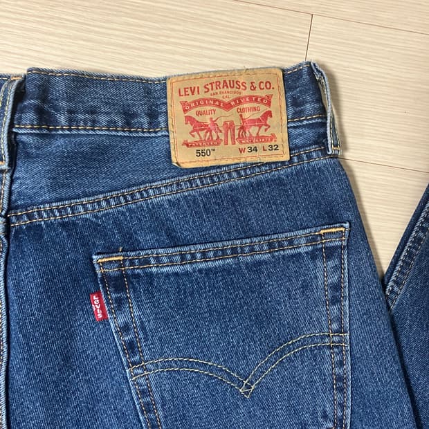 리바이스 550 릴렉스핏 34w 32l