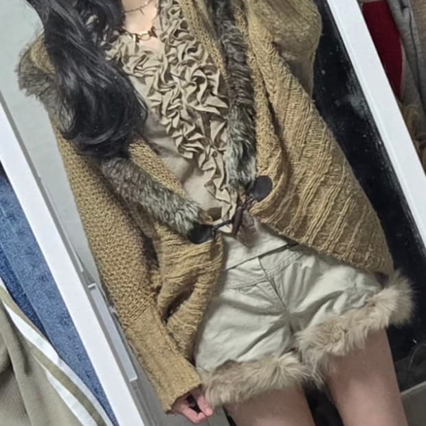 와이즈걸 레전드 페어리 y2k 코디셋 가디건 블라 퍼팬츠