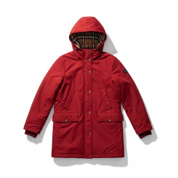 Burberrys 올드 버버리 후드 롱 야상 자켓 M