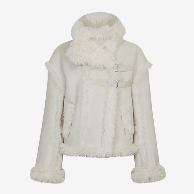 페인오어플레져 루나 시링 자켓 LUNA BELTED SHEARLING J