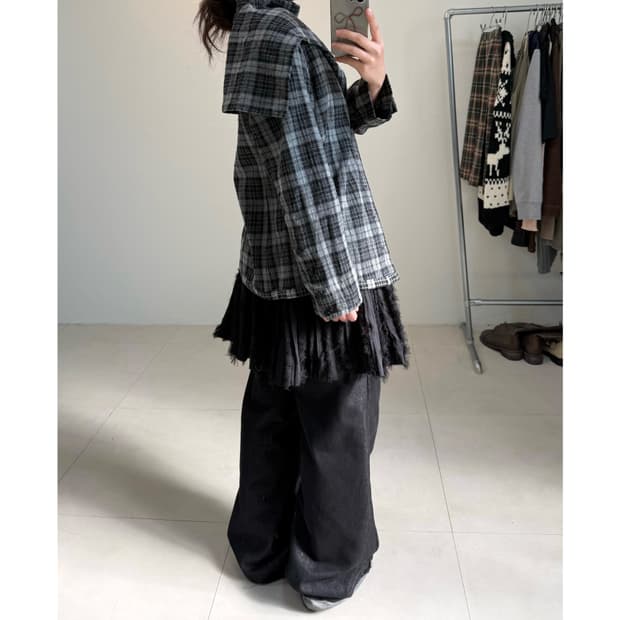 Sensounico i+mu 울 셔츠자켓