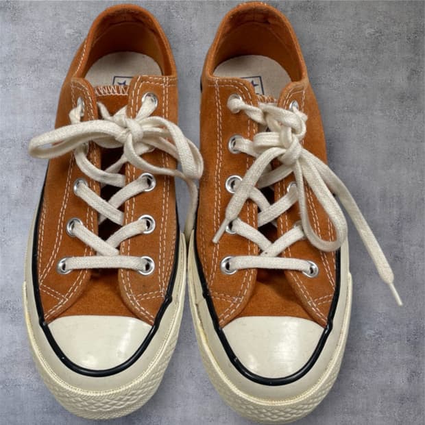 컨버스 Converse 오렌지 스웨이드 척테일러 로우 230