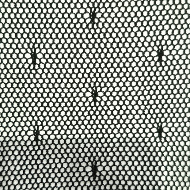 미니 패턴 블랙 망사스타킹