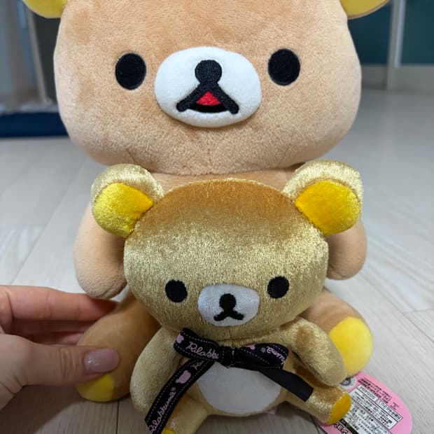 산엑스 리락쿠마 인형 정품