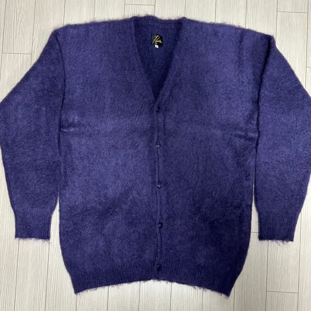 니들스 모헤어 가디건