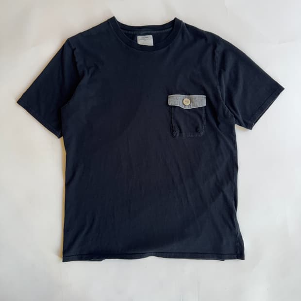 VISVIM CHAMBRAY POCKET T-SHIRT