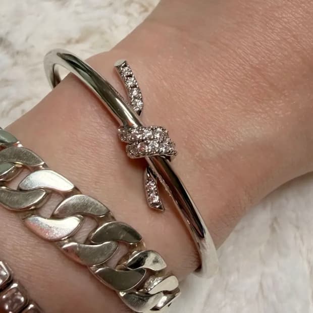 925 silver  매듭뱅글팔찌 17까지추천