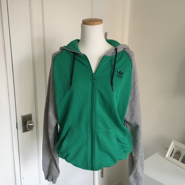 아디다스 Y2K 백로고 후드집업
