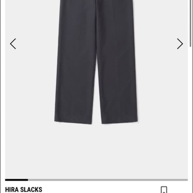 [32] 구합니다 강정석 hira slacks grey