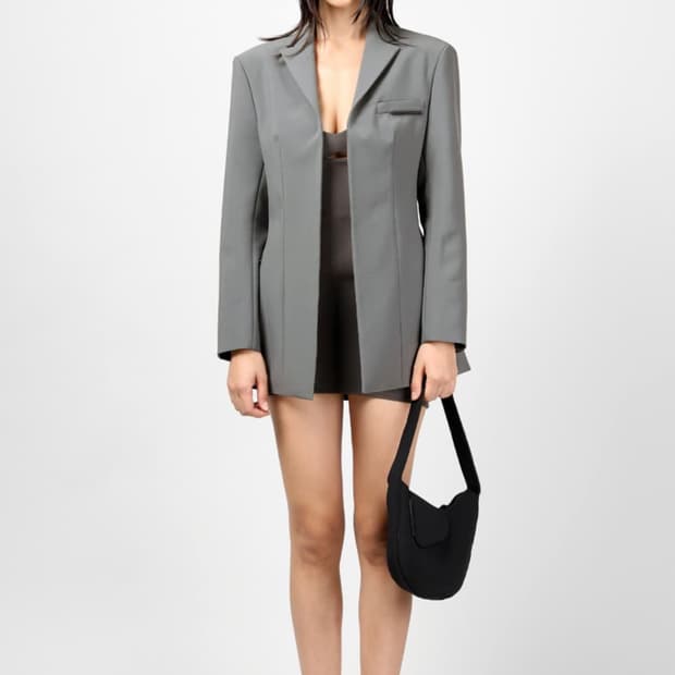 혜인서 트리니티 블레이저 자켓 그레이