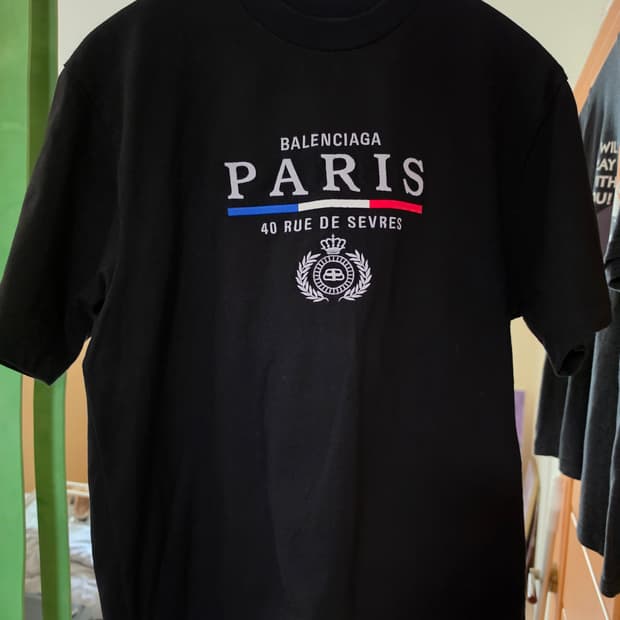 발렌시아가 PARIS 40 로고 블랙S
