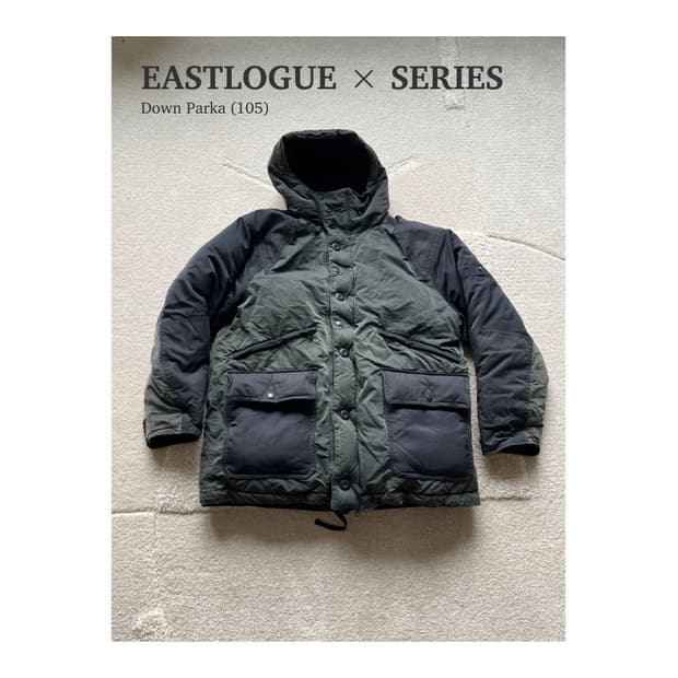 이스트로그 × 시리즈 다운 파카 (105-110)