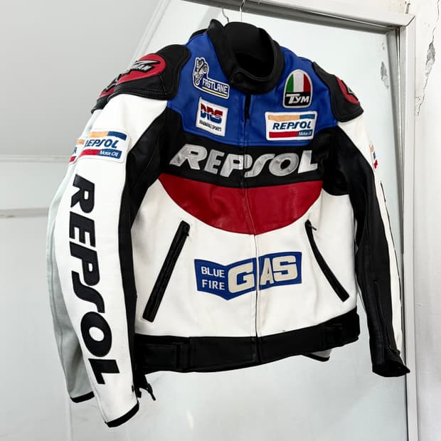 Duhan Repsol 레더 레이싱 자켓