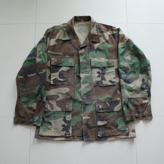 90s 미군 오리지널 우드랜드 립스탑 BDU 자켓 (S-R)