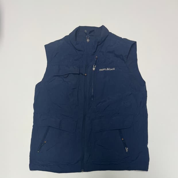 몽벨 mont-bell 등산 나일론 베스트 M 네이비