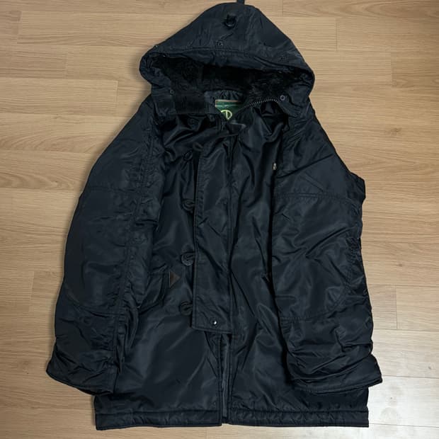 재팬빈티지 일본빈티지 블랙 y2k 와투케 갸루 야상 패딩 점퍼 자켓