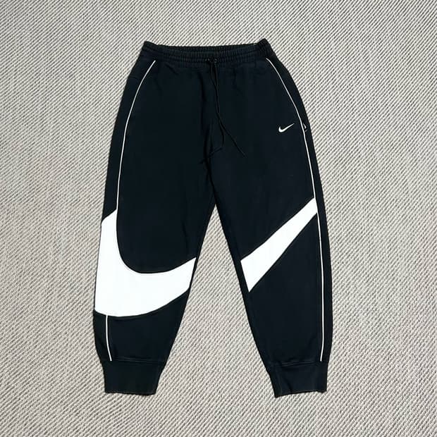 [XL] Nike 나이키 검/흰 빅스우시 조거팬츠