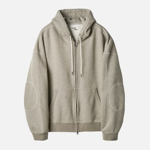 [러프사이드] 오버사이즈 후드집업 Humus 2size