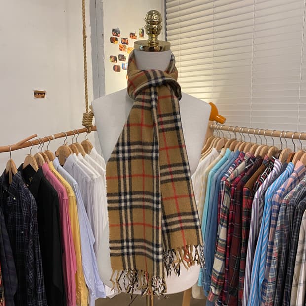 버버리 램스울 머플러14(Made in England)