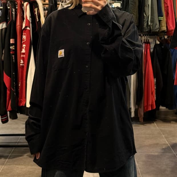 [NO.9] 칼하트 블랙 긴팔셔츠