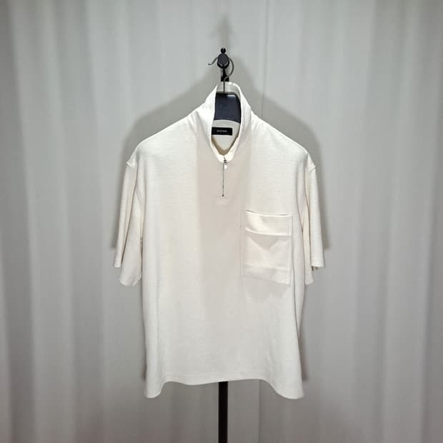 (택포) 시스템옴므 테리 반집업 티셔츠 105 B595