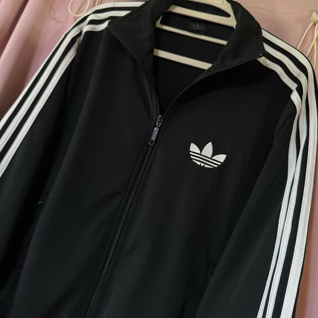 아디다스져지 아디다스 구파이어버드 트랙탑 불꽃져지 블랙 집업 95