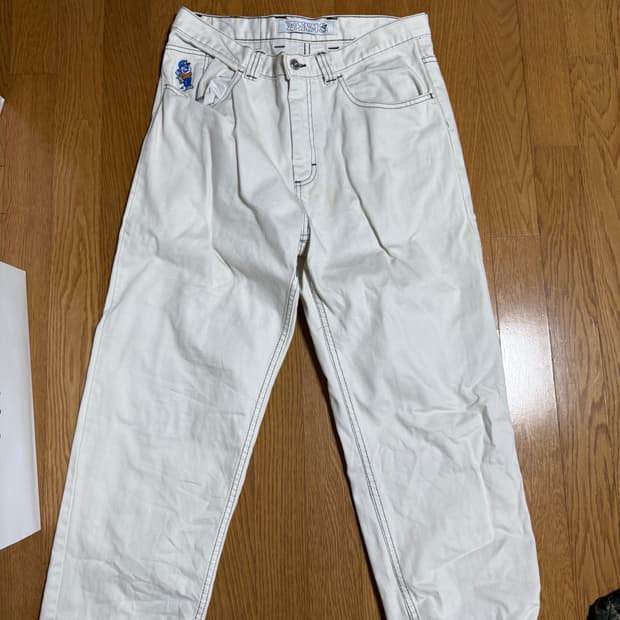 폴라 데님 팬츠