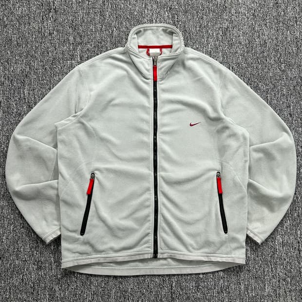 나이키 00’s 스우시 올드스쿨 오버핏 플리스 자켓 L