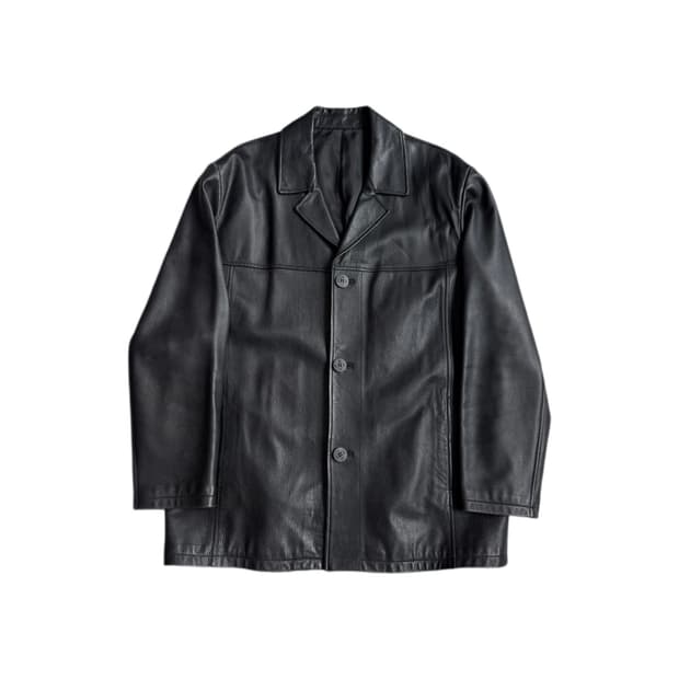 빈티지 양가죽 리얼레더 카코트 가죽 블레이저 자켓