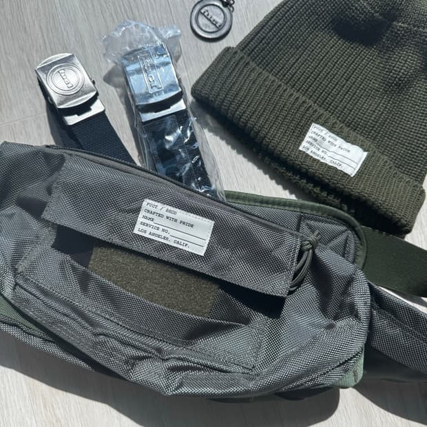 퍽트 FUCT SSDD 밀리터리 웨이스트백