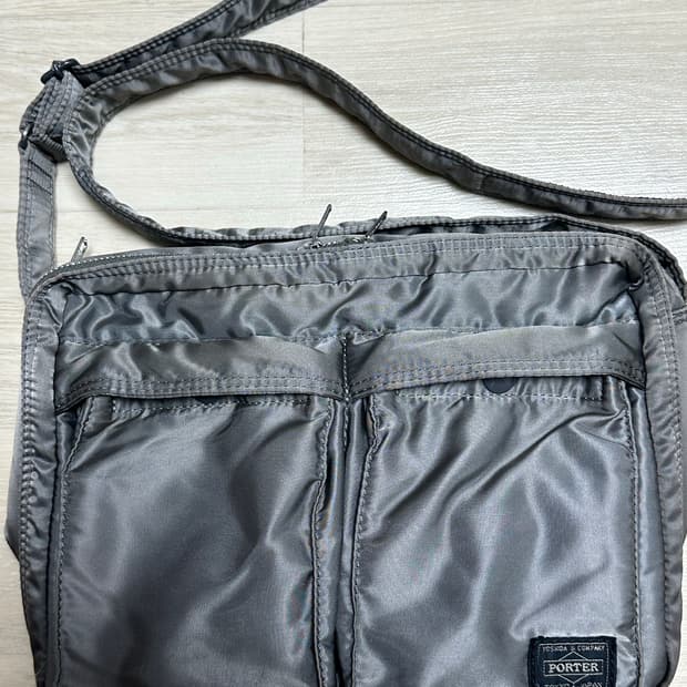 PORTER 요시다 포터 탱커 숄더백 L 실버 그레이