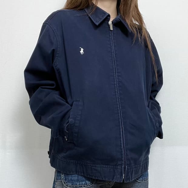 폴로 랄프로렌 화이포니 스윙탑 블루종 자켓