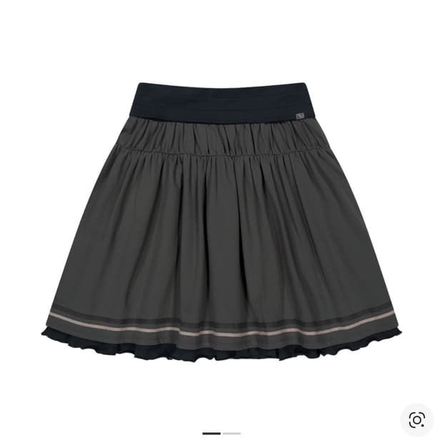 코이세이오 브라이스 폴딩 셔링 스커트 챠콜 2 사이즈
