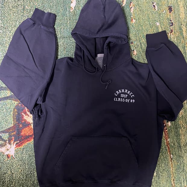 칼하트윕 후드티 다크 네이비
