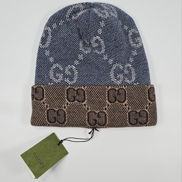 구찌 비니 울 GG 모자 리버시블 ( M ) 