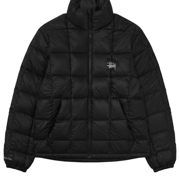 [L] 스투시 25Fw 미드웨이트 푸퍼 블랙