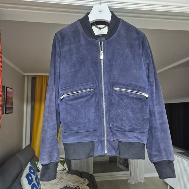 고스트테일러 소가죽 스웨이드 자켓 M