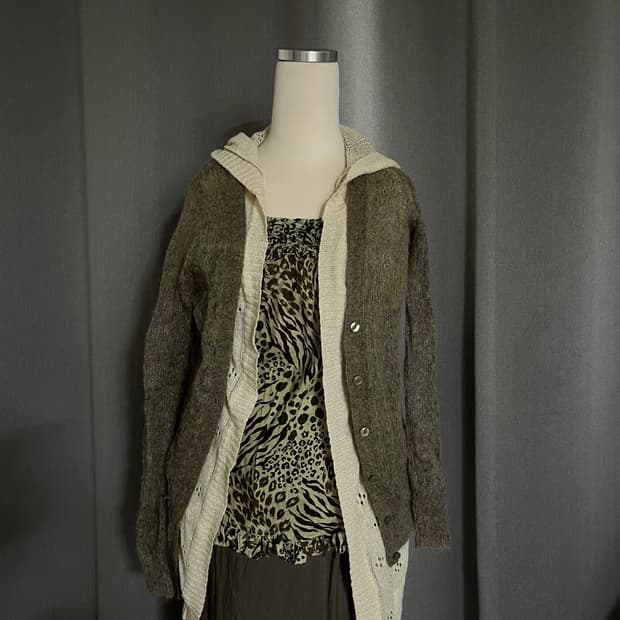 그런지y2k 코디세트(Goa깔 롱스커트)