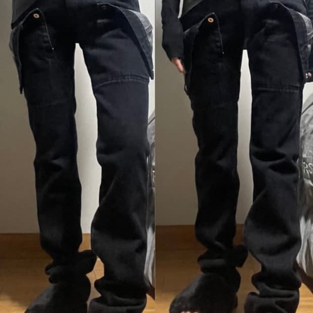 Ojos 오호스 더블 웨이스트 데님
