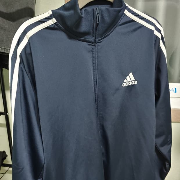 아디다스 네이비 트랙탑 져지 