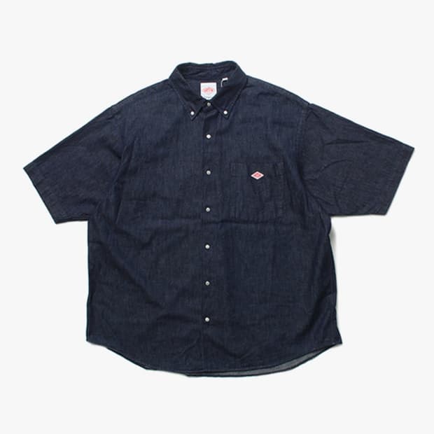 DANTON Denim Half Shirts / 단톤 반팔 셔츠