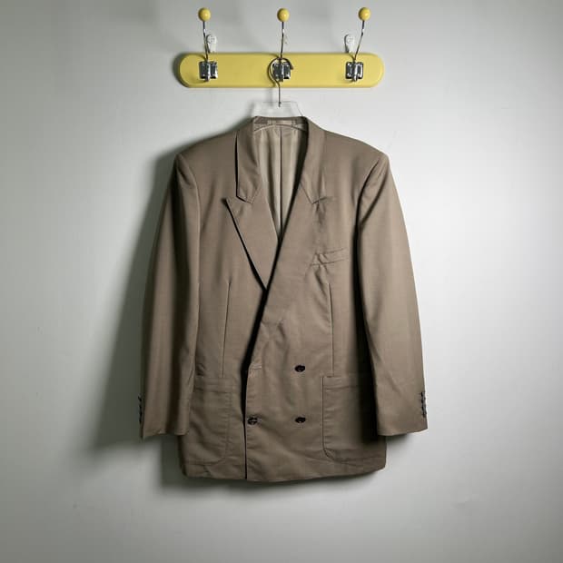 크리스찬 디올 무슈 빈티지 더블 브레스티드 블레이저 XL