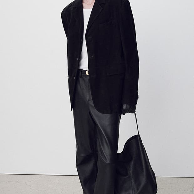 Tonywack : Suede Tailored Jacket_ Black