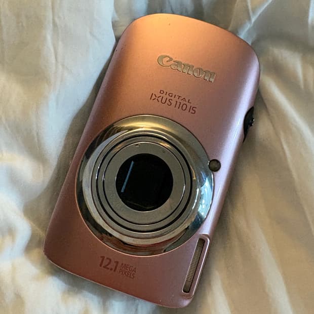 캐논 익서스 110 is 핑크 카리나 미노이 카메라