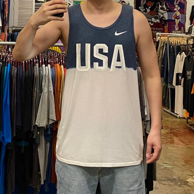 00s USA 올림픽팀 나이키 민소매 나시티
