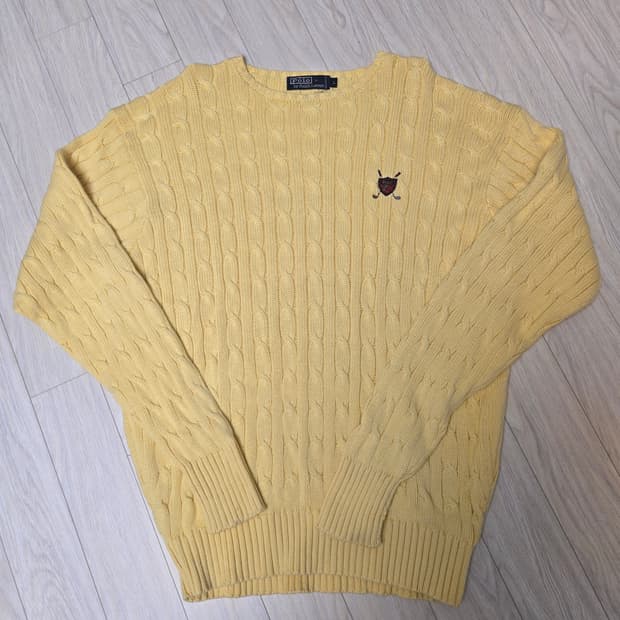 폴로 랄프로렌 오버핏 케이블 니트 L