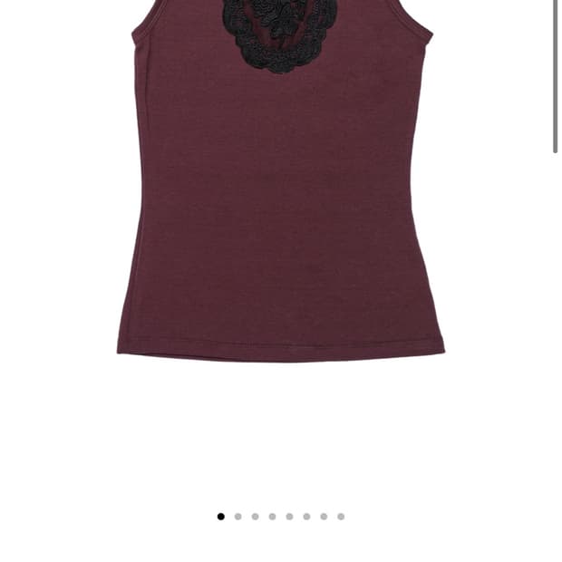 구함) 달링유어배드 Rose Lace Halter Top #Wine